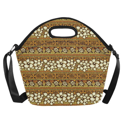 Hawaiian Themed Pattern Print Design H015 Neoprene Lunch Bag-JorJune