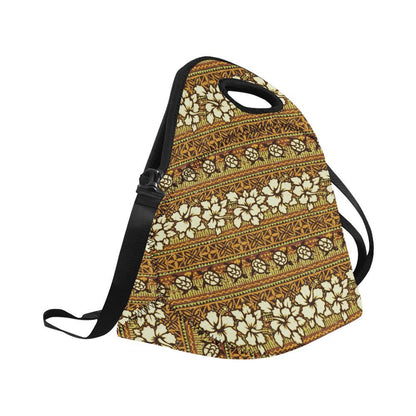Hawaiian Themed Pattern Print Design H015 Neoprene Lunch Bag-JorJune
