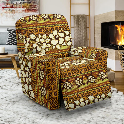 Hawaiian Themed Pattern Print Design H015 Recliner Slipcover-JORJUNE.COM