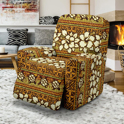 Hawaiian Themed Pattern Print Design H015 Recliner Slipcover-JORJUNE.COM