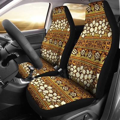 Hawaiian Themed Pattern Print Design H015 Universal Fit Car Seat Covers-JorJune