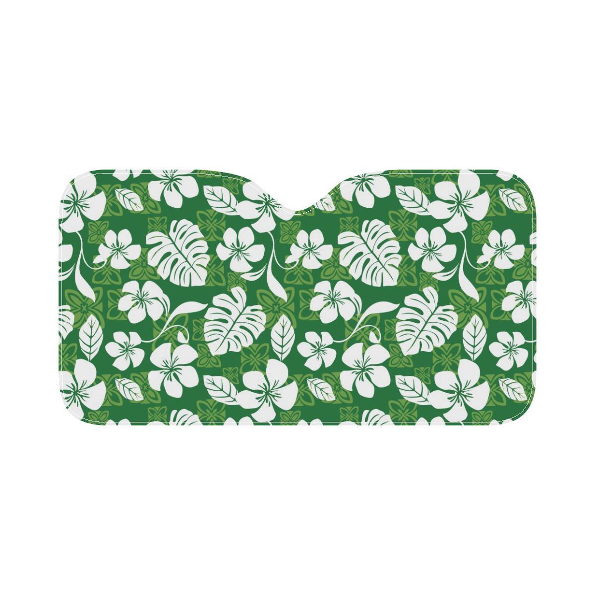 Hawaiian Themed Pattern Print Design H016 Car Sun Shade-JorJune