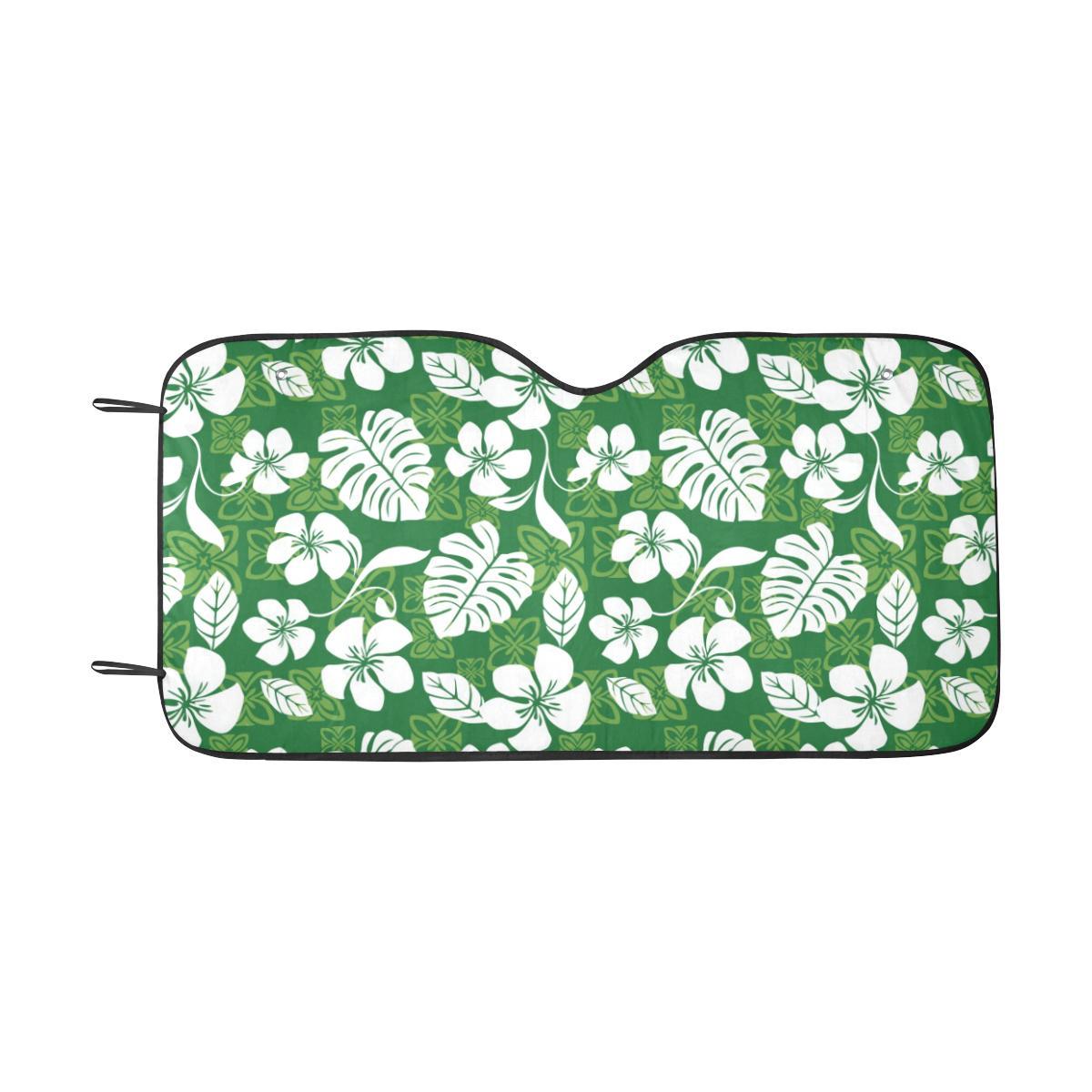 Hawaiian Themed Pattern Print Design H016 Car Sun Shade-JorJune