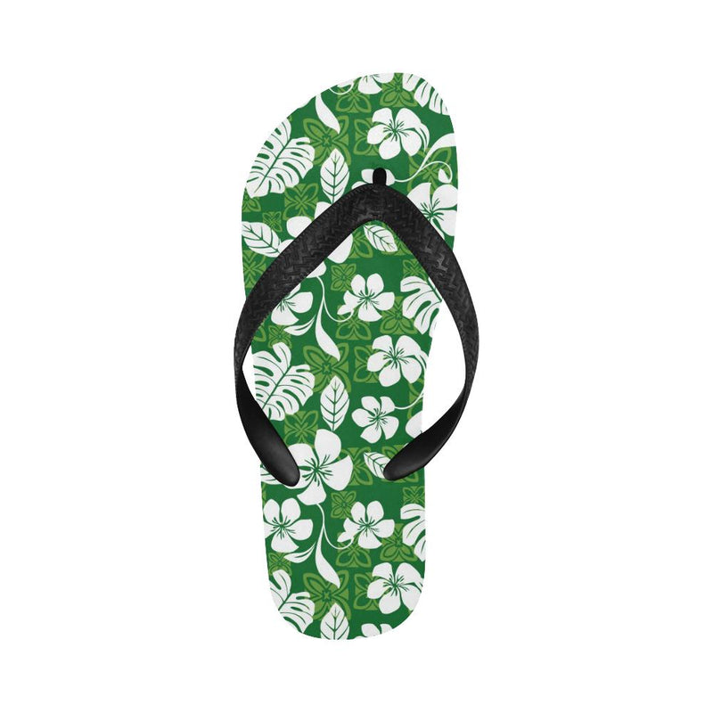 Hawaiian Themed Pattern Print Design H016 Flip Flops-JorJune