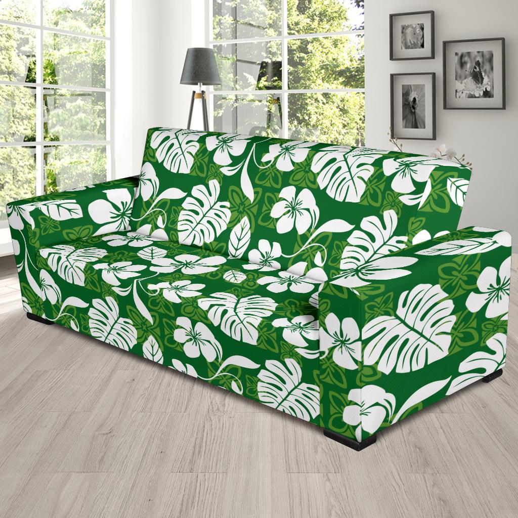Hawaiian Themed Pattern Print Design H016 Sofa Slipcover-JORJUNE.COM