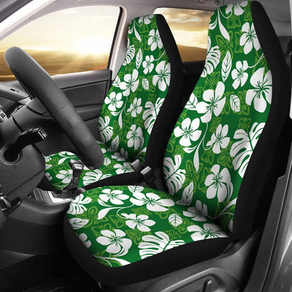 Hawaiian Themed Pattern Print Design H016 Universal Fit Car Seat Covers-JorJune