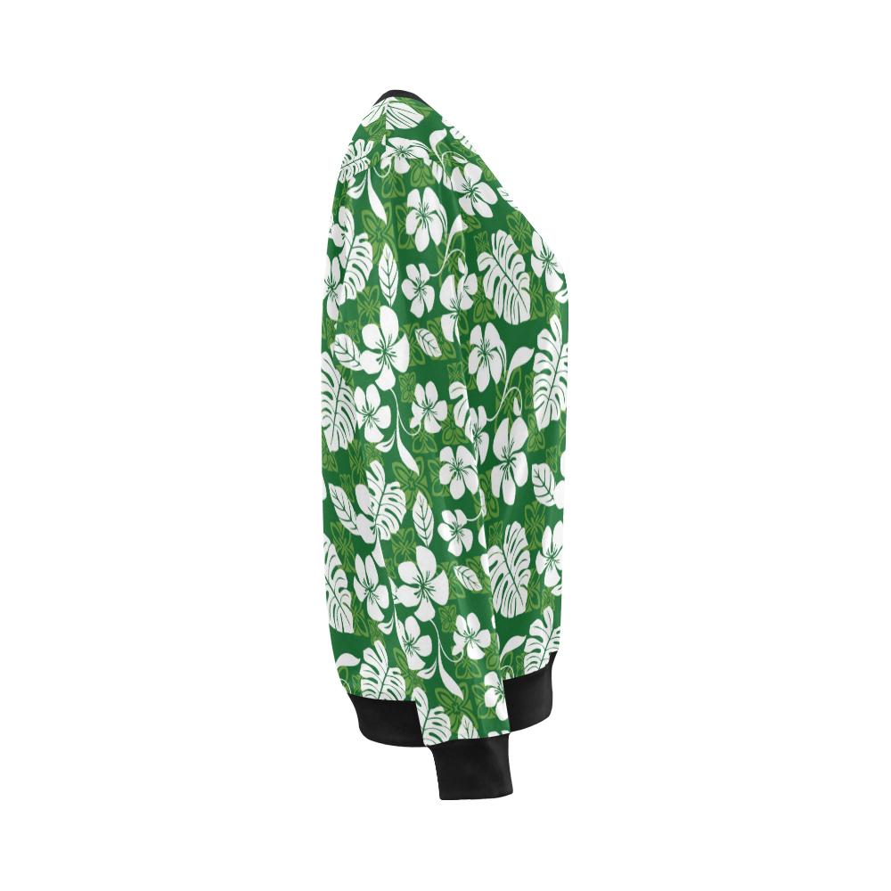 Hawaiian Themed Pattern Print Design H016 Women Long Sleeve Sweatshirt-JorJune