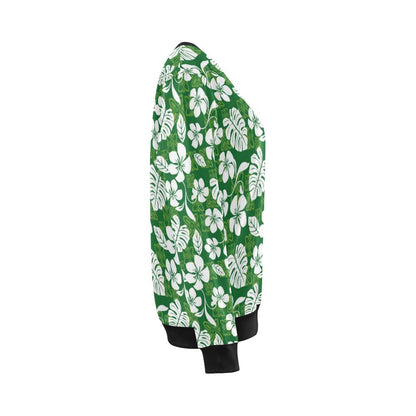 Hawaiian Themed Pattern Print Design H016 Women Long Sleeve Sweatshirt-JorJune