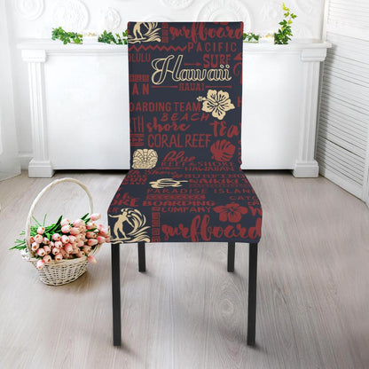 Hawaiian Themed Pattern Print Design H017 Dining Chair Slipcover-JORJUNE.COM