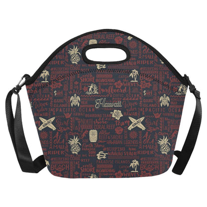 Hawaiian Themed Pattern Print Design H017 Neoprene Lunch Bag-JorJune