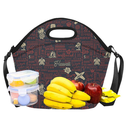 Hawaiian Themed Pattern Print Design H017 Neoprene Lunch Bag-JorJune