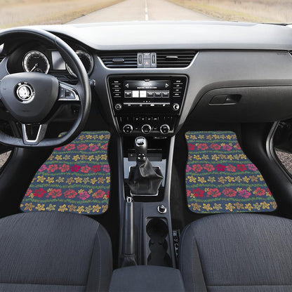 Hawaiian Themed Pattern Print Design H018 Car Floor Mats-JorJune