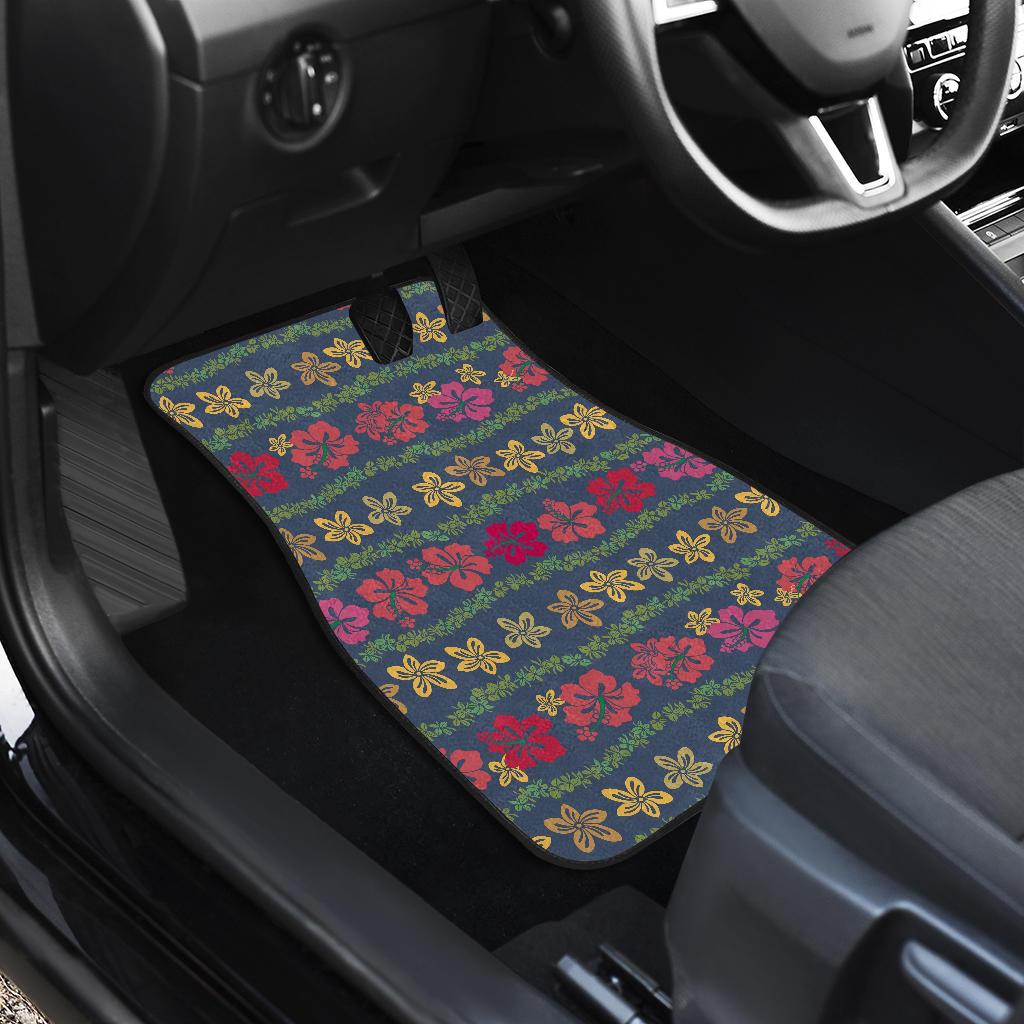Hawaiian Themed Pattern Print Design H018 Car Floor Mats-JorJune