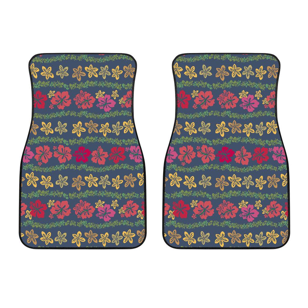 Hawaiian Themed Pattern Print Design H018 Car Floor Mats-JorJune