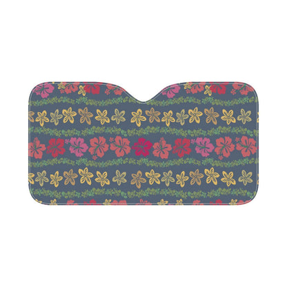 Hawaiian Themed Pattern Print Design H018 Car Sun Shade-JorJune