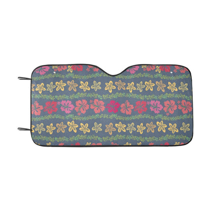 Hawaiian Themed Pattern Print Design H018 Car Sun Shade-JorJune