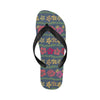 Hawaiian Themed Pattern Print Design H018 Flip Flops-JorJune