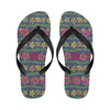 Hawaiian Themed Pattern Print Design H018 Flip Flops-JorJune