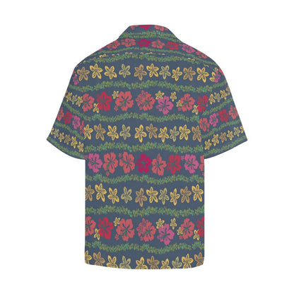 Hawaiian Themed Pattern Print Design H018 Men Hawaiian Shirt-JorJune