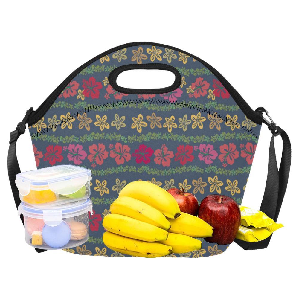 Hawaiian Themed Pattern Print Design H018 Neoprene Lunch Bag-JorJune
