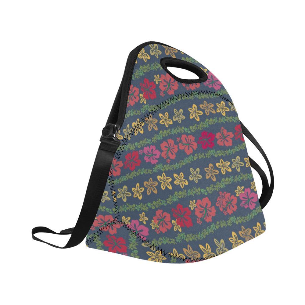 Hawaiian Themed Pattern Print Design H018 Neoprene Lunch Bag-JorJune