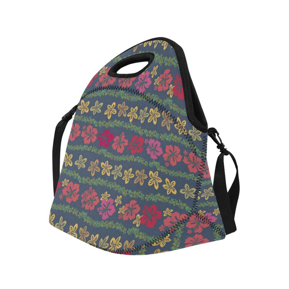 Hawaiian Themed Pattern Print Design H018 Neoprene Lunch Bag-JorJune