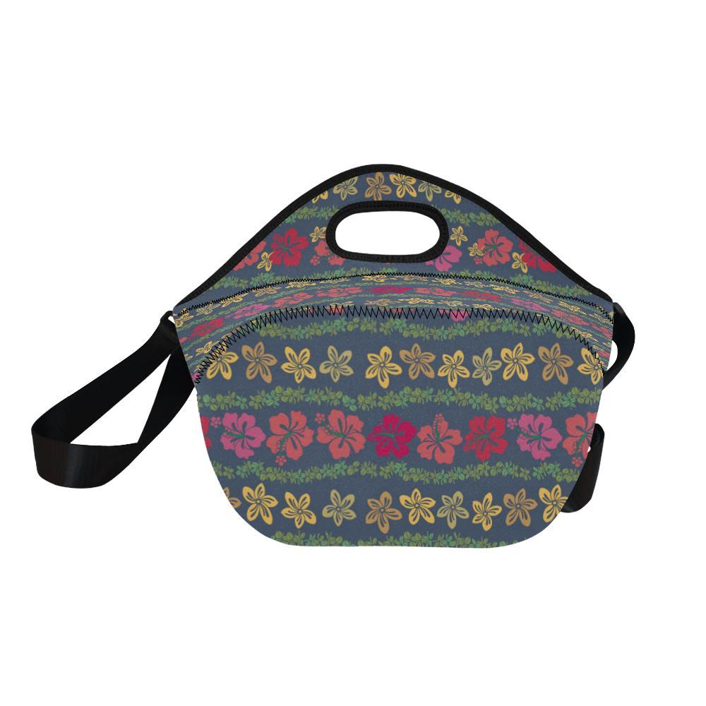 Hawaiian Themed Pattern Print Design H018 Neoprene Lunch Bag-JorJune