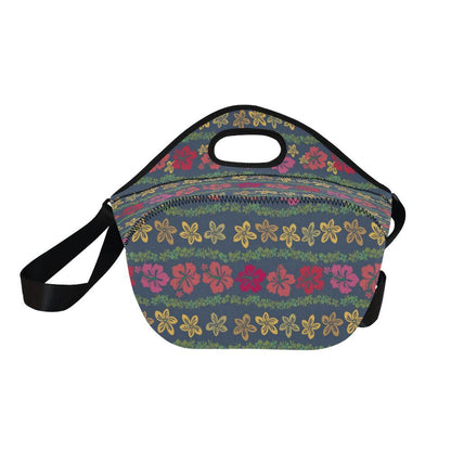 Hawaiian Themed Pattern Print Design H018 Neoprene Lunch Bag-JorJune