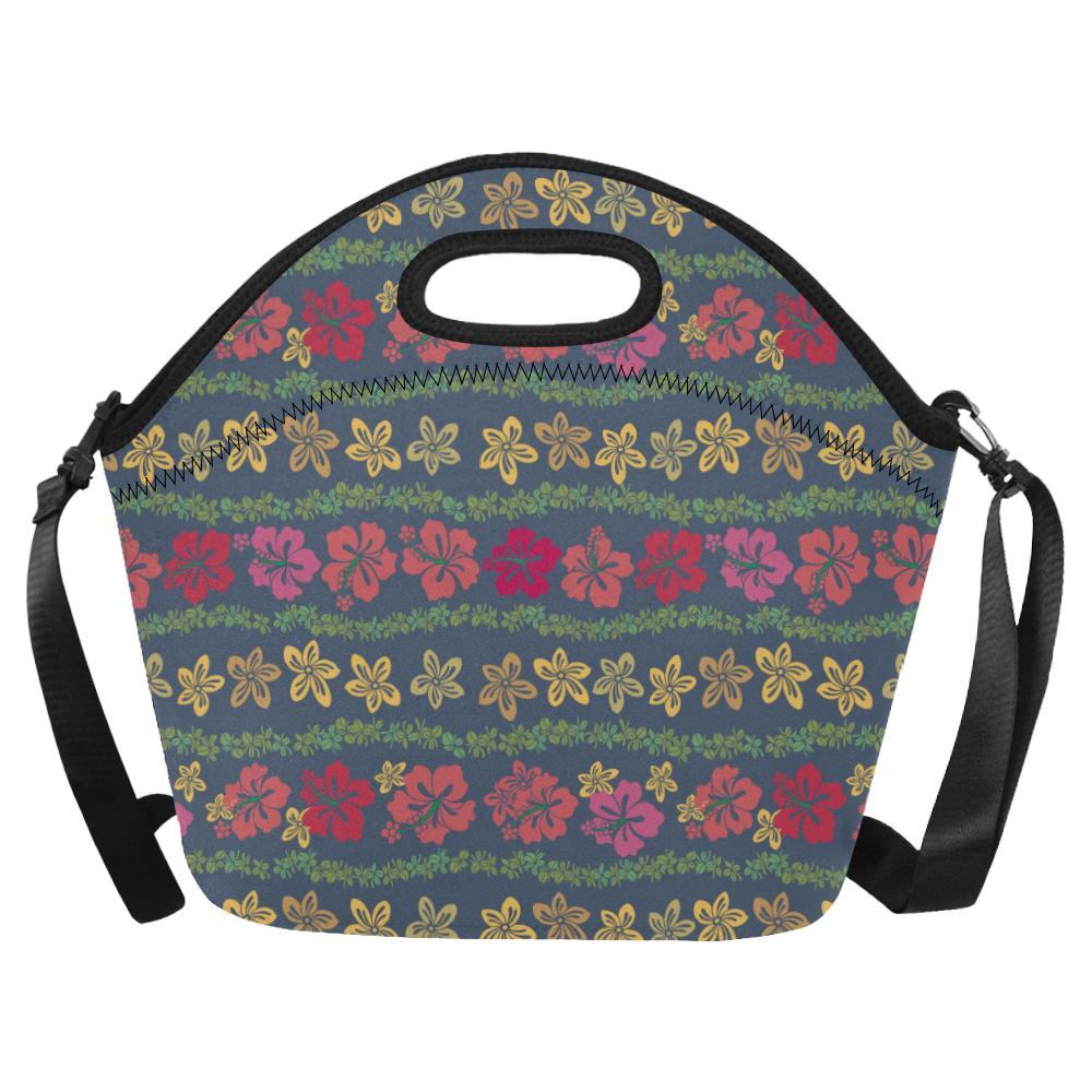 Hawaiian Themed Pattern Print Design H018 Neoprene Lunch Bag-JorJune