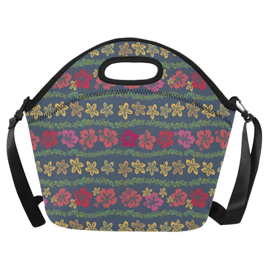 Hawaiian Themed Pattern Print Design H018 Neoprene Lunch Bag-JorJune