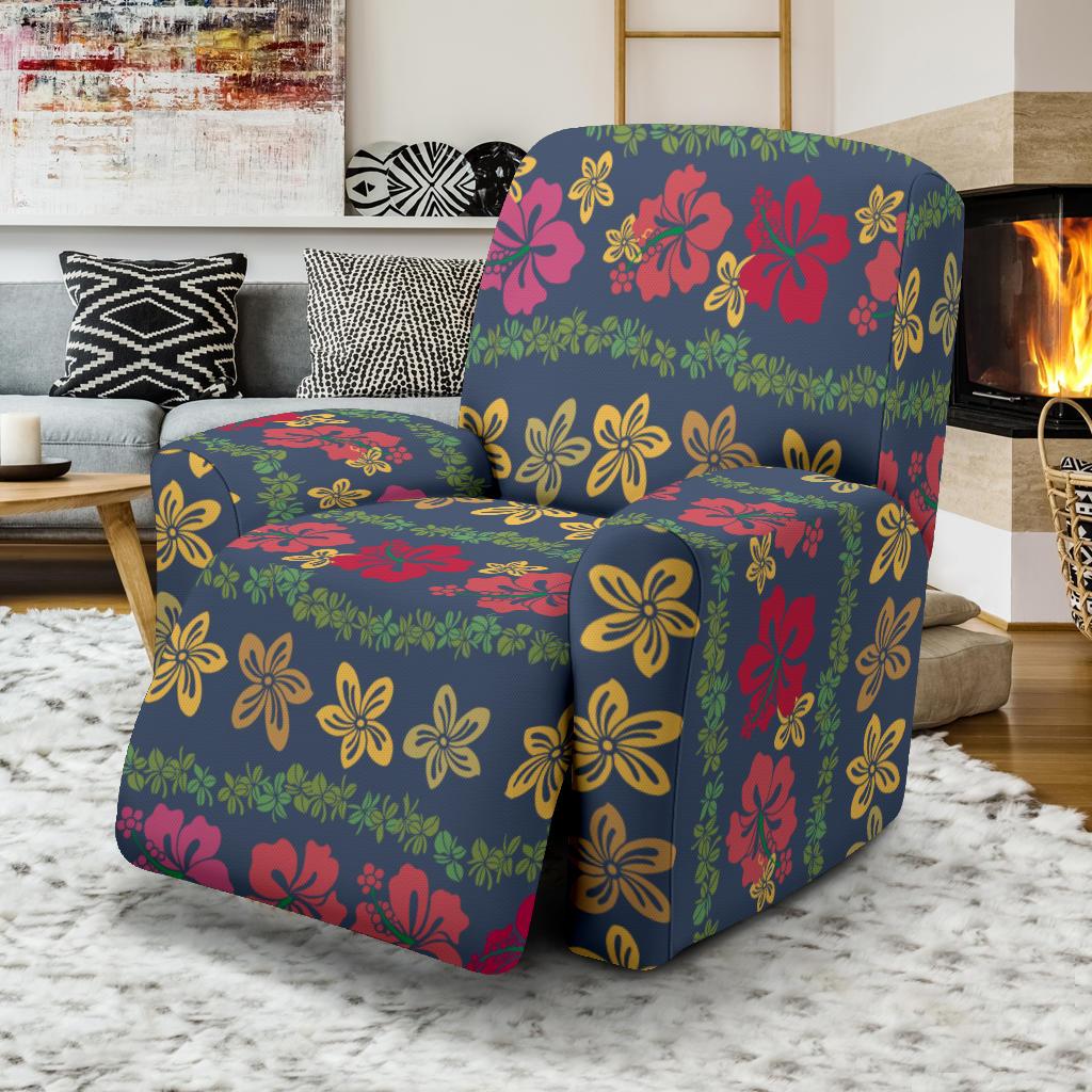 Hawaiian Themed Pattern Print Design H018 Recliner Slipcover-JORJUNE.COM