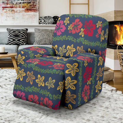 Hawaiian Themed Pattern Print Design H018 Recliner Slipcover-JORJUNE.COM