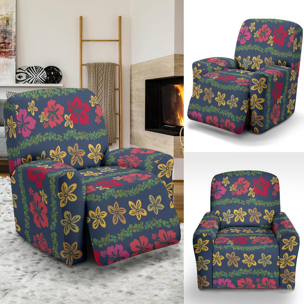 Hawaiian Themed Pattern Print Design H018 Recliner Slipcover-JORJUNE.COM