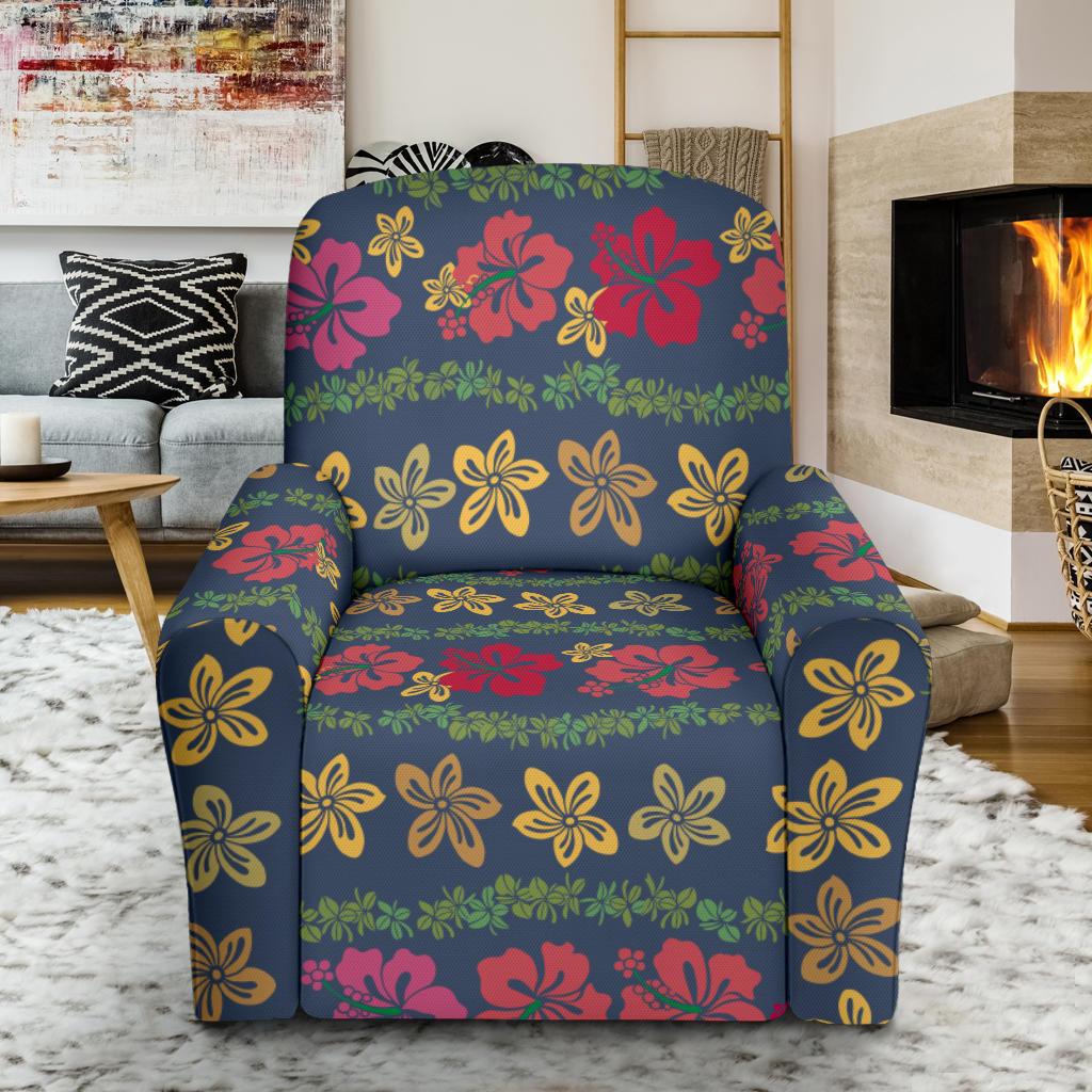 Hawaiian Themed Pattern Print Design H018 Recliner Slipcover-JORJUNE.COM