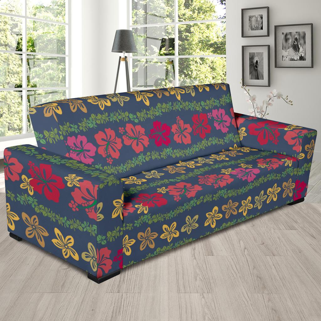 Hawaiian Themed Pattern Print Design H018 Sofa Slipcover-JORJUNE.COM