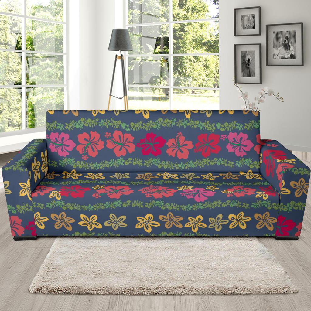 Hawaiian Themed Pattern Print Design H018 Sofa Slipcover-JORJUNE.COM