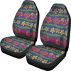 Hawaiian Themed Pattern Print Design H018 Universal Fit Car Seat Covers-JorJune