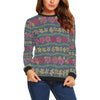 Hawaiian Themed Pattern Print Design H018 Women Long Sleeve Sweatshirt-JorJune