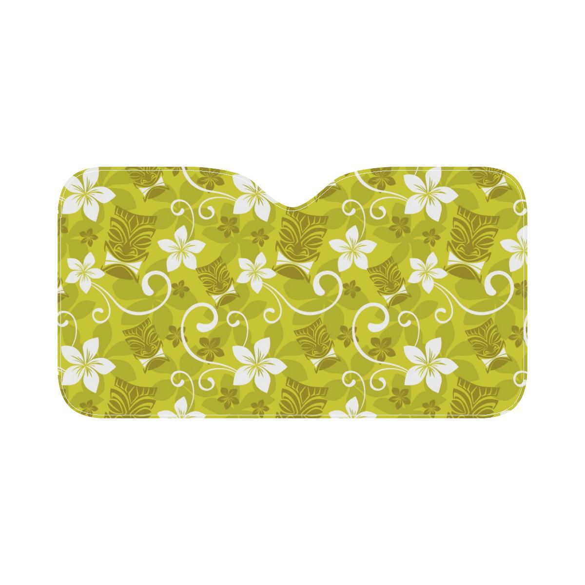 Hawaiian Themed Pattern Print Design H019 Car Sun Shade-JorJune
