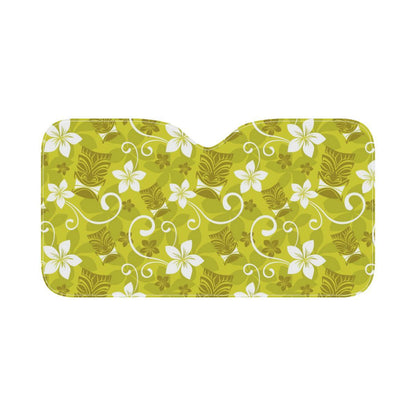 Hawaiian Themed Pattern Print Design H019 Car Sun Shade-JorJune