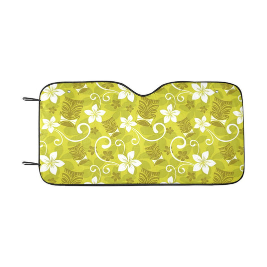 Hawaiian Themed Pattern Print Design H019 Car Sun Shade-JorJune