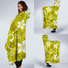 Hawaiian Themed Pattern Print Design H019 Hooded Blanket-JORJUNE.COM