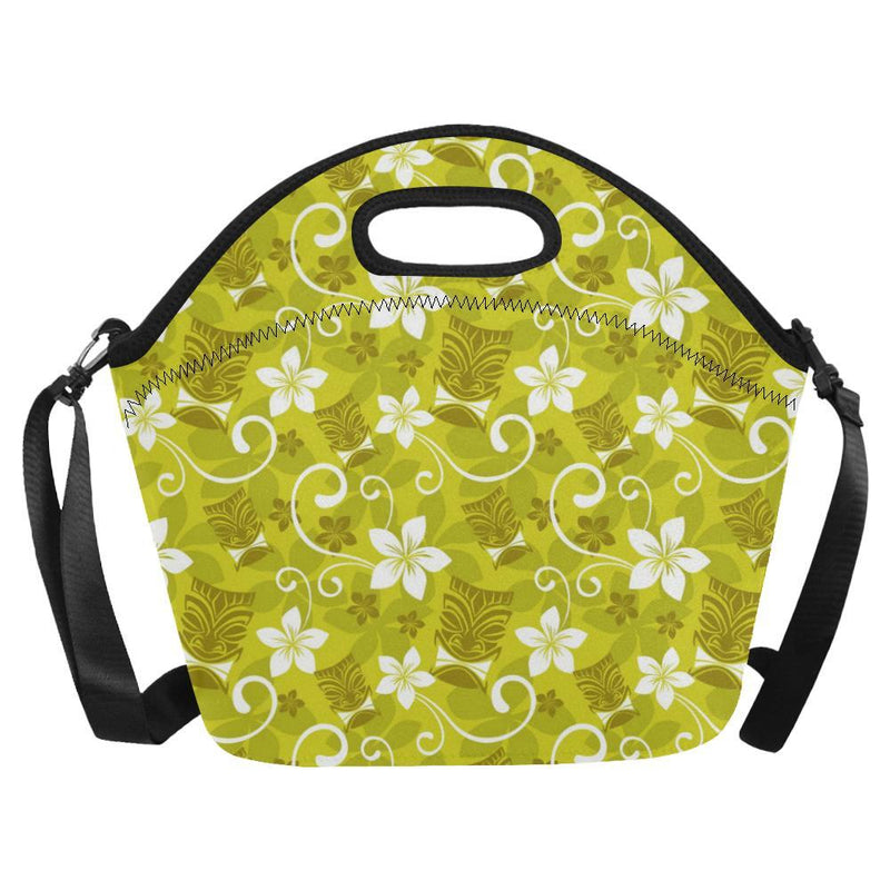 Hawaiian Themed Pattern Print Design H019 Neoprene Lunch Bag-JorJune