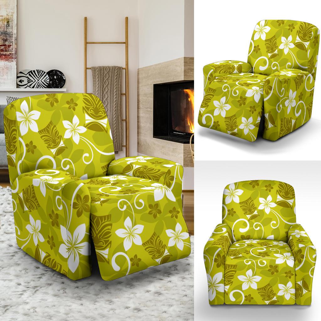 Hawaiian Themed Pattern Print Design H019 Recliner Slipcover-JORJUNE.COM