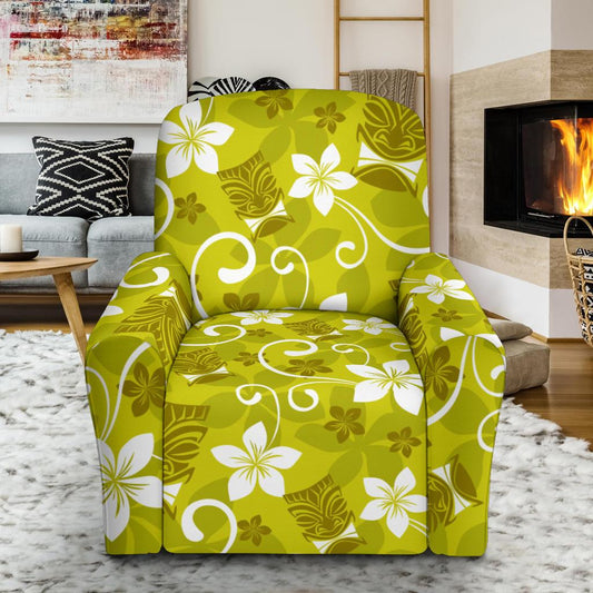 Hawaiian Themed Pattern Print Design H019 Recliner Slipcover-JORJUNE.COM