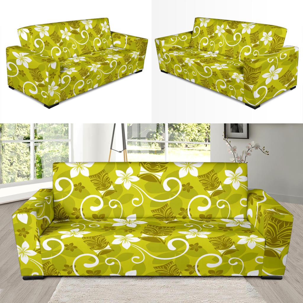 Hawaiian Themed Pattern Print Design H019 Sofa Slipcover-JORJUNE.COM