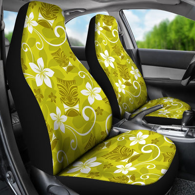 Hawaiian Themed Pattern Print Design H019 Universal Fit Car Seat Covers-JorJune