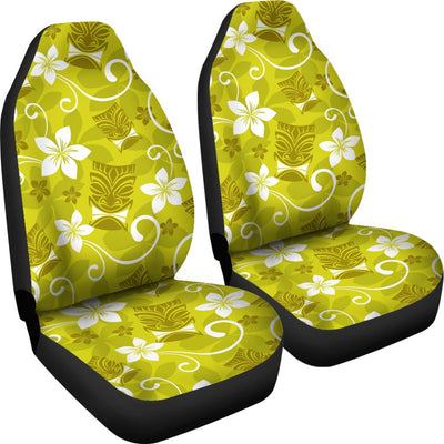 Hawaiian Themed Pattern Print Design H019 Universal Fit Car Seat Covers-JorJune