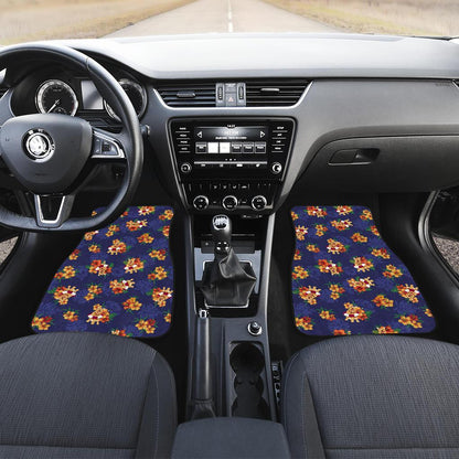 Hawaiian Themed Pattern Print Design H02 Car Floor Mats-JorJune