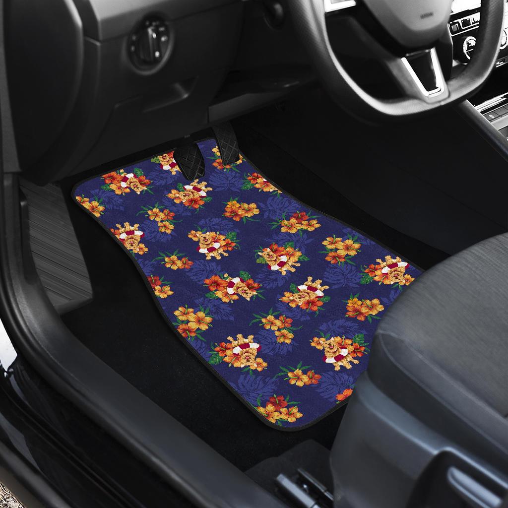 Hawaiian Themed Pattern Print Design H02 Car Floor Mats-JorJune